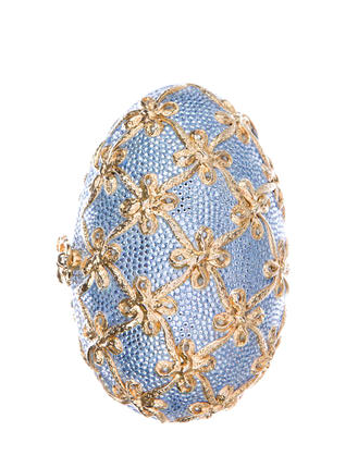 Lot - Judith Leiber 'Faberge Egg' Minaudiere Bag