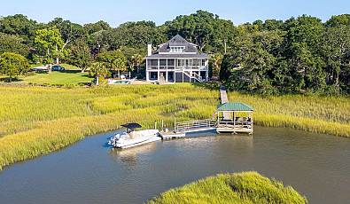 Mt Pleasant Home with Deep Water Dock on Shem Creek