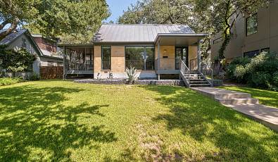 Fully-Furnished, Modern Architectural Bungalow in Travis Heights 